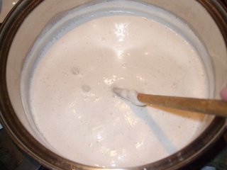 Simmering soy bean sludge Batman!